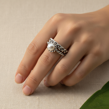 Load image into Gallery viewer, Freshwater Cultured Pearl Ring Stack, Sterling Silver