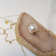 Load image into Gallery viewer, Cultured Akoya Pearl Necklace, 18K Yellow Gold