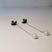 Load image into Gallery viewer, Freshwater Drop Pearl Earrings, sterling silver
