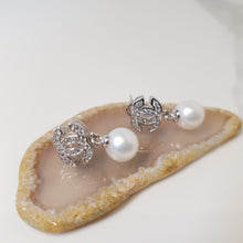 Load image into Gallery viewer, Freshwater Cultured Pearl Earrings, Sterling Silver