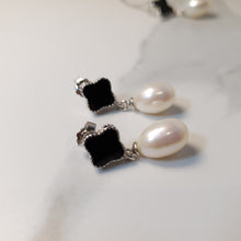 Load image into Gallery viewer, Freshwater Drop Cultured Pearl Earrings, Sterling Silver