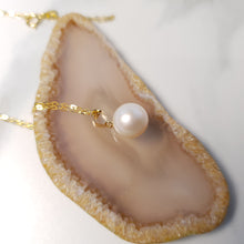 Load image into Gallery viewer, Freshwater Pearl Pendant + Chain, 18K Yellow Gold