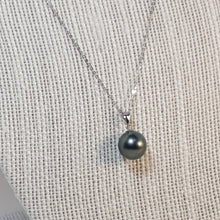 Load image into Gallery viewer, Tahitian Pearl Pendant, 18k white Gold
