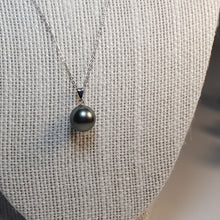Load image into Gallery viewer, Tahitian Pearl Pendant, 18k white Gold