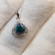 Load image into Gallery viewer, Opal Pendant + Chain, Sterling Silver