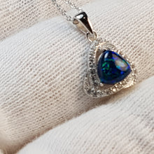 Load image into Gallery viewer, Opal Pendant + Chain, Sterling Silver