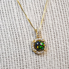 Load image into Gallery viewer, Opal Pendant & Chain, Sterling Silver