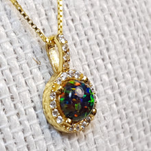 Load image into Gallery viewer, Opal Pendant & Chain, Sterling Silver