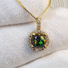 Load image into Gallery viewer, Opal Pendant & Chain, Sterling Silver