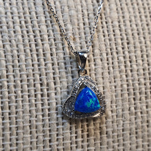 Load image into Gallery viewer, Opal Pendant + Chain, Sterling Silver
