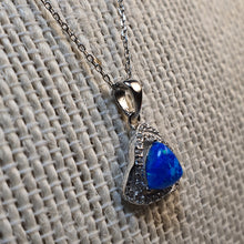 Load image into Gallery viewer, Opal Pendant + Chain, Sterling Silver