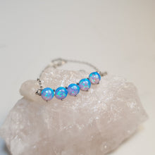 Load image into Gallery viewer, Multiple Created Opal Necklace, Sterling Silver