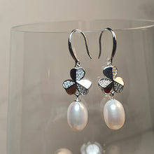 Load image into Gallery viewer, Freshwater Cultured Pearl  Earring, Sterling Silver
