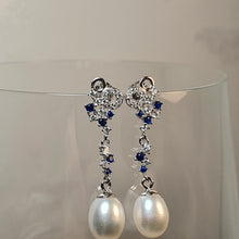 Load image into Gallery viewer, Freshwater Drop Pearl Luxury Earring, Sterling Silver