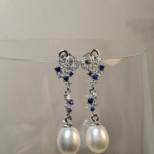 Load image into Gallery viewer, Freshwater Drop Pearl Luxury Earring, Sterling Silver