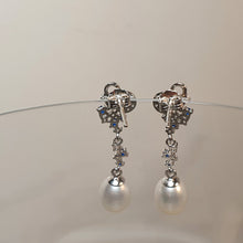 Load image into Gallery viewer, Freshwater Drop Pearl Luxury Earring, Sterling Silver