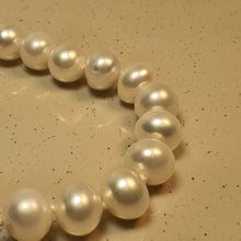 Load image into Gallery viewer, Semi-Round Freshwater Cultured Pearl Bracelet, Sterling Silver