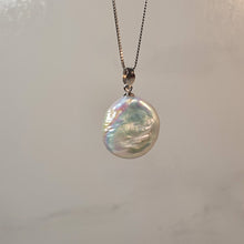 Load image into Gallery viewer, Freshwater Coin Pearl Set, Sterling Silver