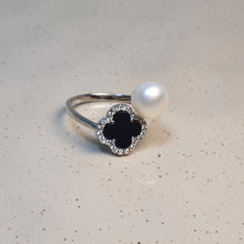 Load image into Gallery viewer, Freshwater Button Pearl Ring, Sterling Silver