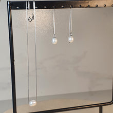 Load image into Gallery viewer, Freshwater Drop Pearl Set, Sterling Silver