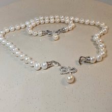 Load image into Gallery viewer, Freshwater Cultured Pearl Set, Sterling Silver