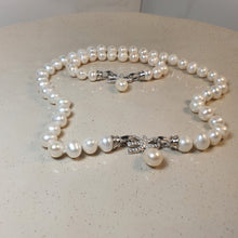 Load image into Gallery viewer, Freshwater Cultured Pearl Set, Sterling Silver