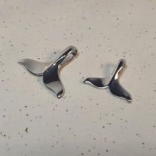 Load image into Gallery viewer, Whale Tail Pendant and Chain, Sterling Silver