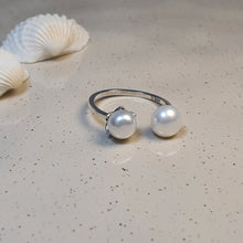 Load image into Gallery viewer, Double Freshwater Pearl, Sterling Silver