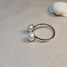 Load image into Gallery viewer, Double Freshwater Pearl, Sterling Silver