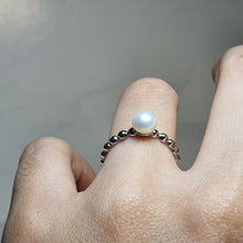 Load image into Gallery viewer, Freshwater Pearl Ring, Sterling Silver