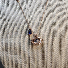 Load image into Gallery viewer, Evil Eye Pendant Necklace,
Sterling Silver