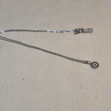 Load image into Gallery viewer, Evil Eye Necklace, Sterling Silver
