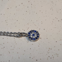 Load image into Gallery viewer, Evil Eye Necklace, Sterling Silver