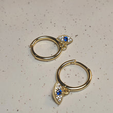 Load image into Gallery viewer, Magic Evil Eye Earring, Sterling Silver