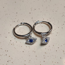 Load image into Gallery viewer, Magic Evil Eye Earring, Sterling Silver