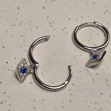 Load image into Gallery viewer, Magic Evil Eye Earring, Sterling Silver