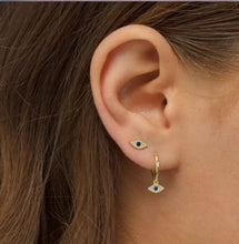 Load image into Gallery viewer, Magic Evil Eye Earring, Sterling Silver