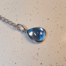 Load image into Gallery viewer, Natural Blue Topaz Set, Sterling Silver