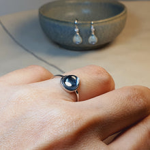 Load image into Gallery viewer, Natural Blue Topaz Set, Sterling Silver