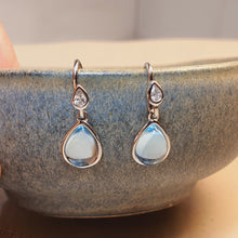 Load image into Gallery viewer, Natural Blue Topaz Set, Sterling Silver