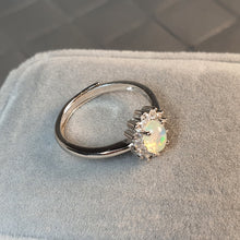 Load image into Gallery viewer, Natural Oval Opal Ring, Sterling Silver