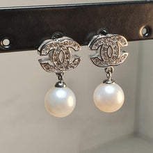 Load image into Gallery viewer, Freshwater Cultured Pearl Earrings, Sterling Silver