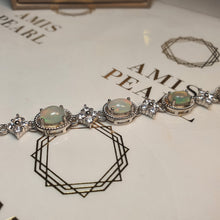 Load image into Gallery viewer, Natural Opal Bracelet, Sterling Silver
