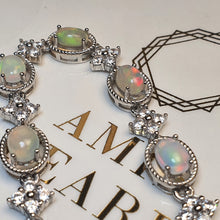 Load image into Gallery viewer, Natural Opal Bracelet, Sterling Silver