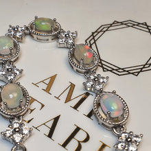 Load image into Gallery viewer, Natural Opal Bracelet, Sterling Silver