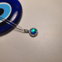 Load image into Gallery viewer, Opal Pendant & Chain, Sterling Silver