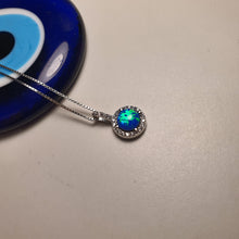Load image into Gallery viewer, Opal Pendant & Chain, Sterling Silver