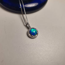 Load image into Gallery viewer, Opal Pendant & Chain, Sterling Silver
