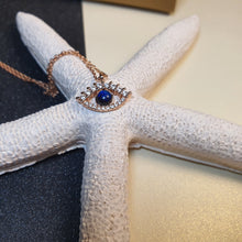 Load image into Gallery viewer, Icon Evil Eye Necklace, Sterling Silver