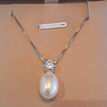 Load image into Gallery viewer, Freshwater Cultured Pearl Necklace, Sterling Silver